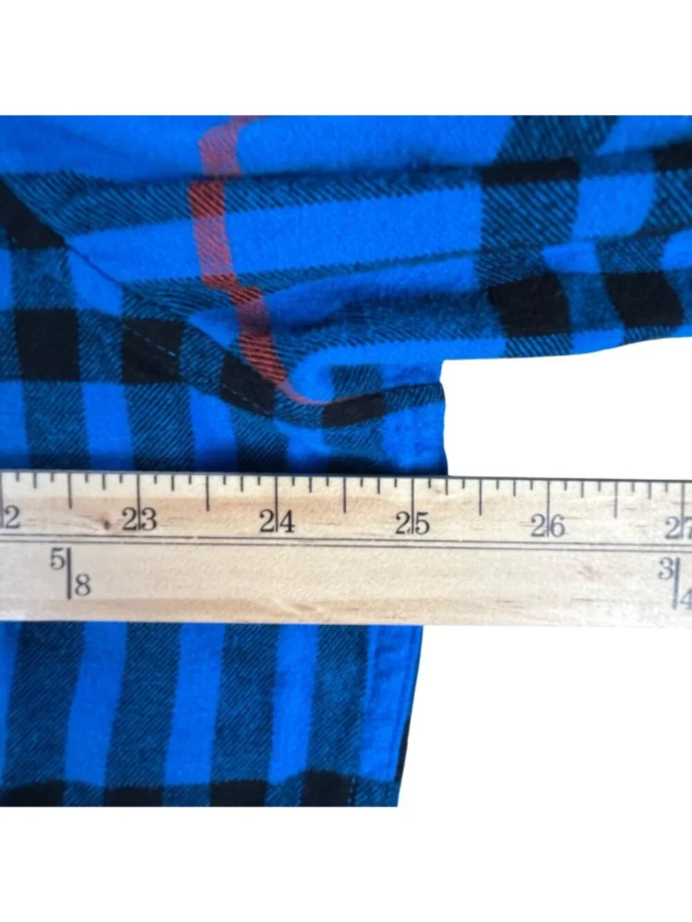 Banana Republic Blue Plaid Flannel Shirt Men's XL Untucked Classic Outdoor Work